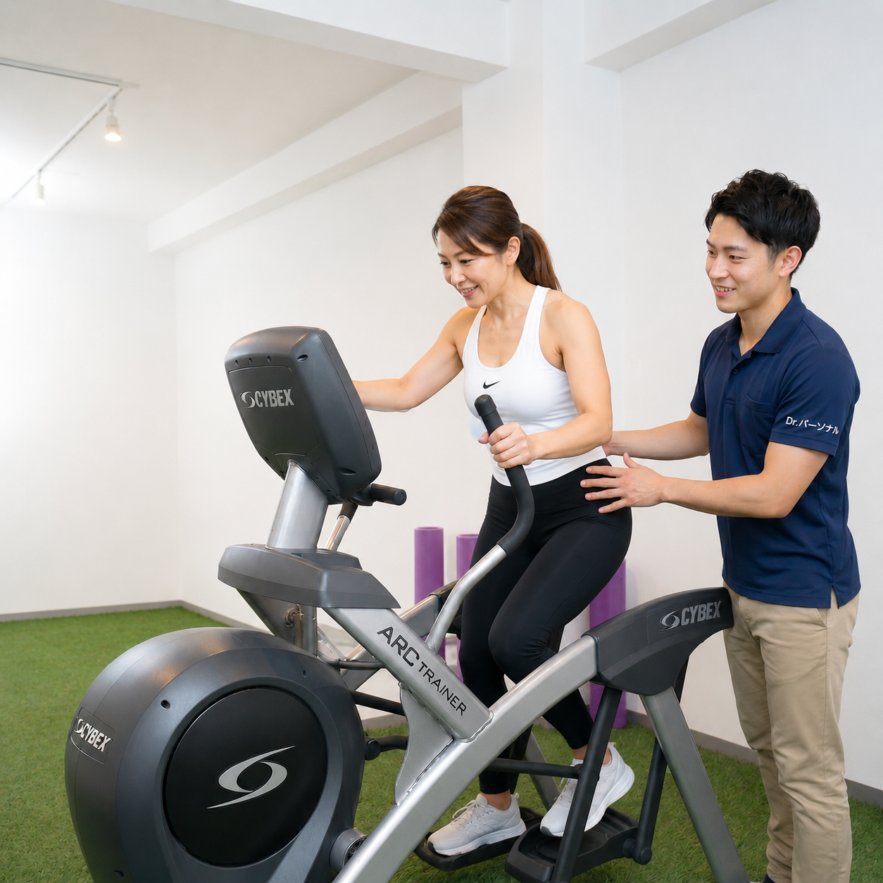 運動の強さを体感できるのイメージ